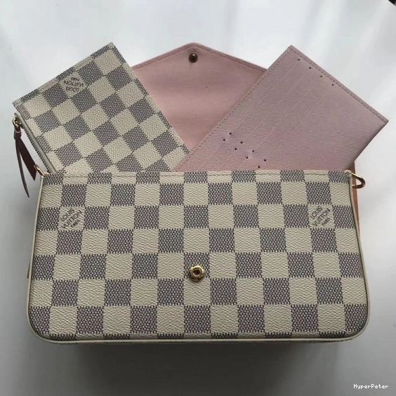 Felicie Damier N63106 Vuitton Bag Pochette Louis 0825